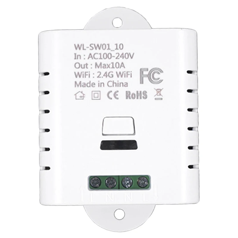 Wifi Smart Switch Relay 10A Tuya Smart Life App Wireless Remote Control Works with Alexa Ifttt Google Home Mini
Wifi Smart Switch Relay 10A Tuya Smart Life App Wireless Remote Control Works with Alexa Ifttt Google Home Mini