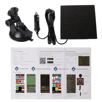 Full color wireless bluetooth App control car LED Display Screen Scrolling LED Sign,Driving instruction,Picture GIF Ligh
Full color wireless bluetooth App control car LED Display Screen Scrolling LED Sign,Driving instruction,Picture GIF Ligh