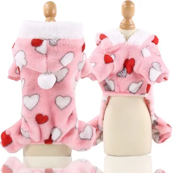 PUOUPUOU Flannel Thickening Dog Clothes Winter Dog Coat Sweatshirt for Small Dogs Pet Clothes Cotton Pet Clothing Outfit XS-2XL
PUOUPUOU Flannel Thickening Dog Clothes Winter Dog Coat Sweatshirt for Small Dogs Pet Clothes Cotton Pet Clothing Outfit XS-2XL