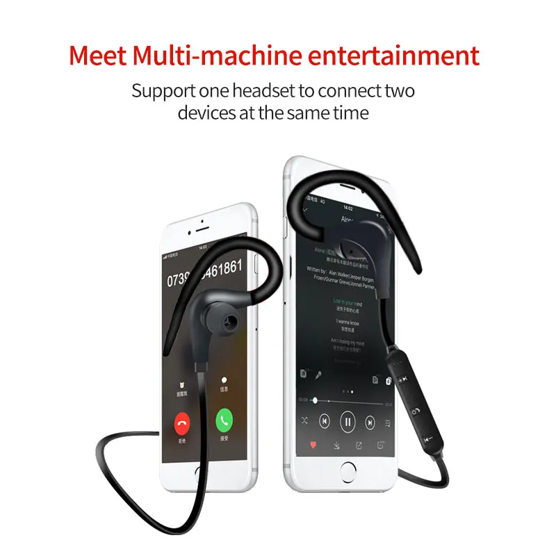 Wireless Headphones Sport Running Bluetooth Earphone Handsfree Bass Stereo Bluetooth Headset with Mic For xiaomi all Smart Phone Wireless Headphones Sport Running Bluetooth Earphone Handsfree Bass Stereo Bluetooth Headset with Mic For xiaomi all Smart Phone