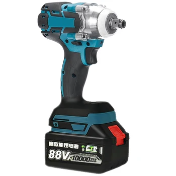 88VF 10000mAh Brushless Cordless Electric Wrench Impact Driver Socket Wrench 4000mAh Battery Hand Drill Installation Power Tools
88VF 10000mAh Brushless Cordless Electric Wrench Impact Driver Socket Wrench 4000mAh Battery Hand Drill Installation Power Tools