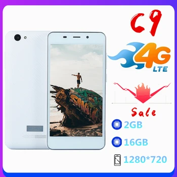 

Smartphones C9 4G FDD-LTE 2GB RAM 16GB ROM Quad Core Android 6.0 Cellphones 720x1280 5MP CDMA-2000 WCDMA 3G Mobile Phones