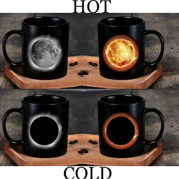 Creative Solar Moon Eclipse Mug High- Capacity Cup Vacuum Flask Cup Thermoinduction Color-changing Mug Ceramic Coffee Cool Cup
Creative Solar Moon Eclipse Mug High- Capacity Cup Vacuum Flask Cup Thermoinduction Color-changing Mug Ceramic Coffee Cool Cup