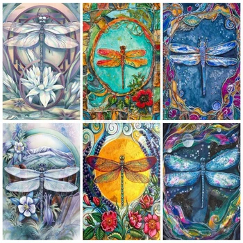 DIY Painting By Numbers Colorful Dragonfly Insect Kit Oil Coloring By Numbers Canvas Paintings Home Decoration Wall Art Gift
DIY Painting By Numbers Colorful Dragonfly Insect Kit Oil Coloring By Numbers Canvas Paintings Home Decoration Wall Art Gift
