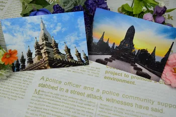 Thailand Travel Postcard Scenery Greeting Cards Collection Art Lenticular Recycled Recordable 15*10cm 8pcs
Thailand Travel Postcard Scenery Greeting Cards Collection Art Lenticular Recycled Recordable 15*10cm 8pcs
