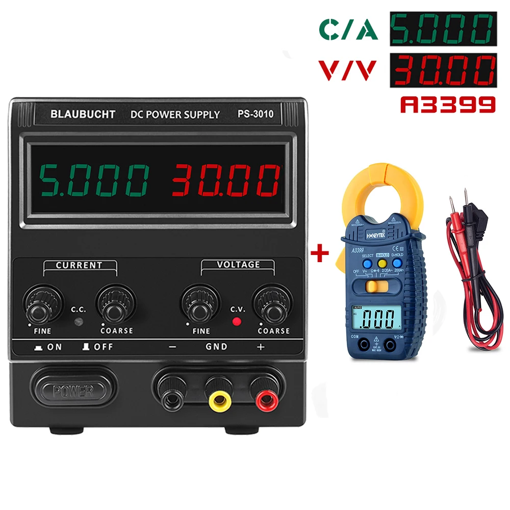 EU Inventory Laboratory Power-Supply 30V 5A Lab Switch Adjustable Power Source Digital Voltage Stabilizer+Multimeter A3399
EU Inventory Laboratory Power-Supply 30V 5A Lab Switch Adjustable Power Source Digital Voltage Stabilizer+Multimeter A3399