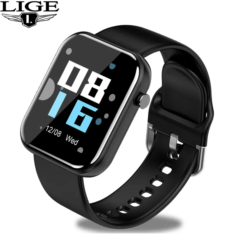 LIGE Smart Watch Men Women Sports Fitness Tracker for Android ios LED Full Screen Touch Waterproof smartwatch Reloj inteligente
LIGE Smart Watch Men Women Sports Fitness Tracker for Android ios LED Full Screen Touch Waterproof smartwatch Reloj inteligente