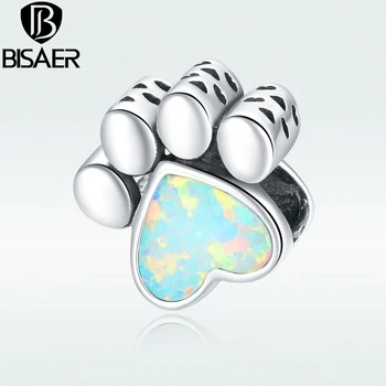 BISAER 2020 925 Sterling Silver Cute Dog Paw Charm Shining Heart Fit Original Silver Bracelets Pendant Jewelry Making GXC1676
BISAER 2020 925 Sterling Silver Cute Dog Paw Charm Shining Heart Fit Original Silver Bracelets Pendant Jewelry Making GXC1676