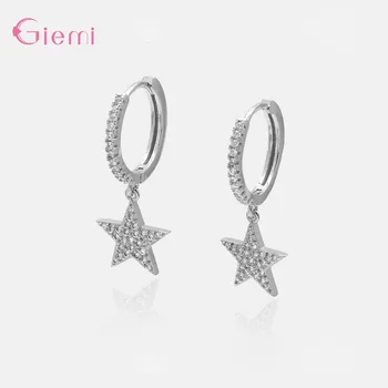 New Arrival Five-pointed Star Earrings for Women Pendant Long Earring Fashion Jewelry 925 Sterling Silver Small Earrings
New Arrival Five-pointed Star Earrings for Women Pendant Long Earring Fashion Jewelry 925 Sterling Silver Small Earrings