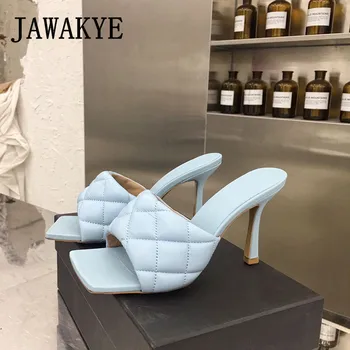 Hot Selling Padded Leather Mules Designer Slippers Square Open Toe High Heels Slippers Summer Party Shoes Woman zapatos mujer
Hot Selling Padded Leather Mules Designer Slippers Square Open Toe High Heels Slippers Summer Party Shoes Woman zapatos mujer