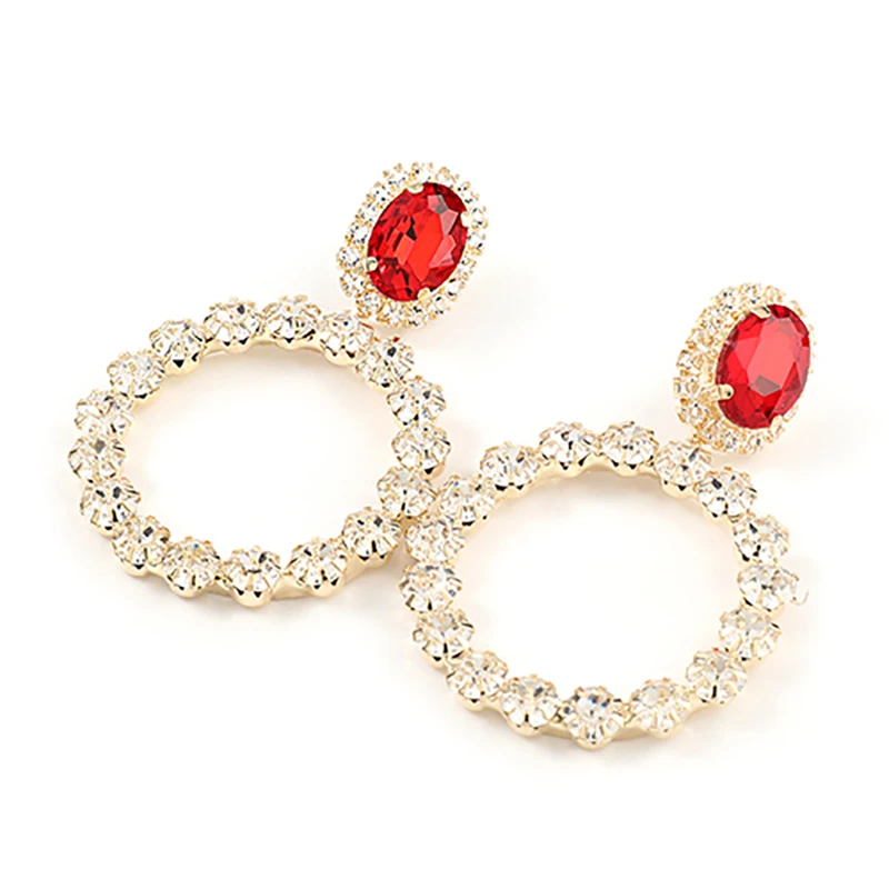 ZHINI 2021 New Fashion Luxury AAA Zircon Crystal Big Earrings for Women Personality Geometry Circle Dangle Earring Jewelry Gift
ZHINI 2021 New Fashion Luxury AAA Zircon Crystal Big Earrings for Women Personality Geometry Circle Dangle Earring Jewelry Gift