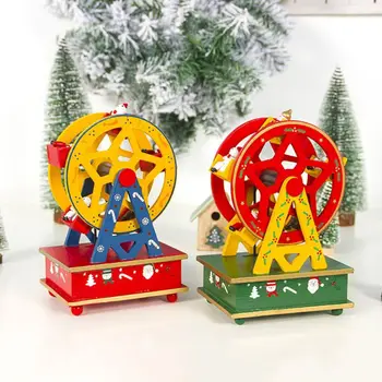 New Wooden Painted Christmas Music Box Xmas Children Gift Table Home Decorations
New Wooden Painted Christmas Music Box Xmas Children Gift Table Home Decorations