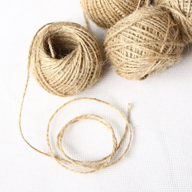 30 Meters Natural Burlap Jute Twine Cord Hemp Rope Party Wedding Gift Wrapping Cords Thread DIY Photo Scrapbooking Craft Decor 
30 Meters Natural Burlap Jute Twine Cord Hemp Rope Party Wedding Gift Wrapping Cords Thread DIY Photo Scrapbooking Craft Decor