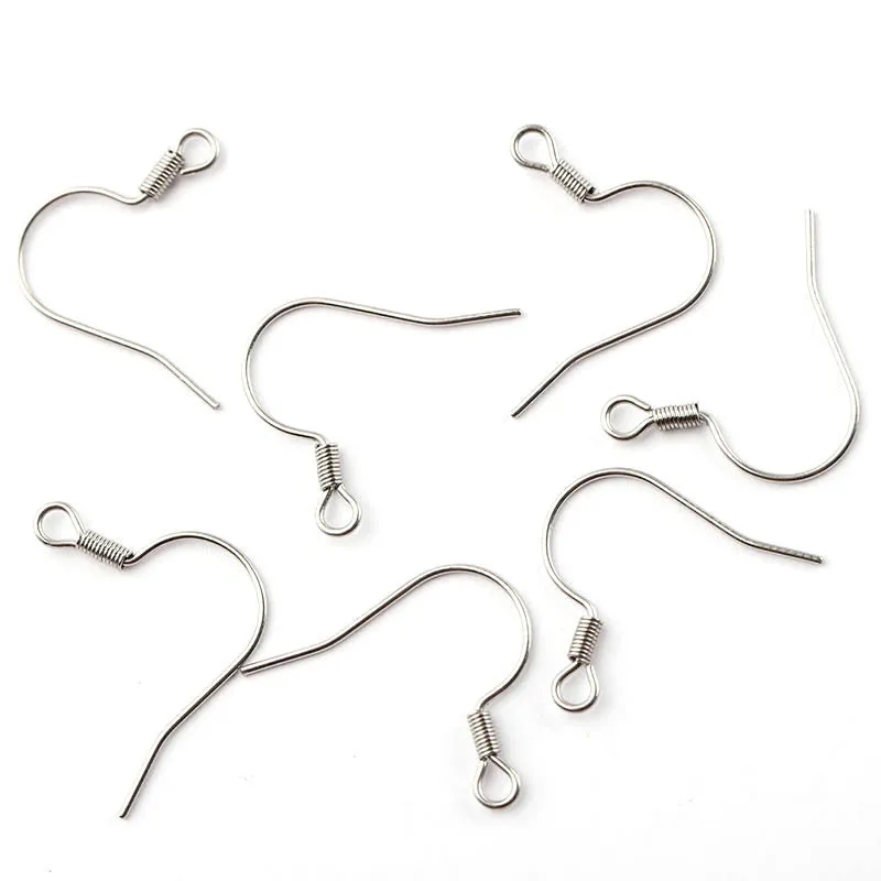 100pcs Stainless Steel Regular Earring Hook With Jump Ring Basic Ear Clasp for Jewelry Making DIY Fashion Earwire Accessories
100pcs Stainless Steel Regular Earring Hook With Jump Ring Basic Ear Clasp for Jewelry Making DIY Fashion Earwire Accessories