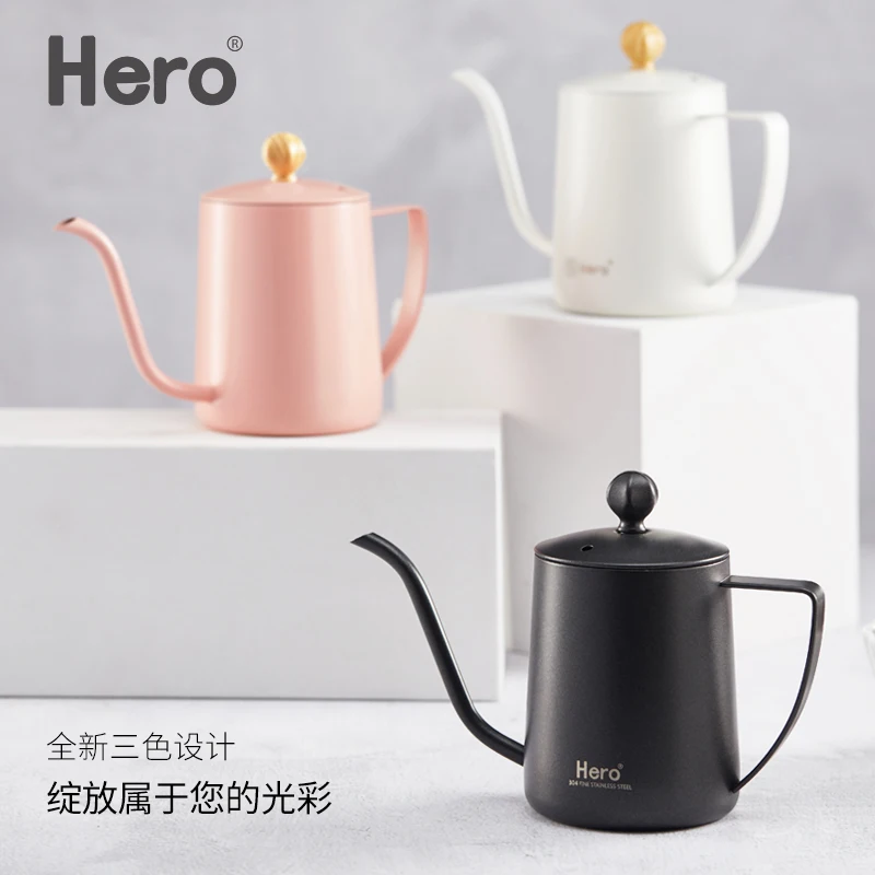 HeroC03 hand coffee pot household hanging ear coffee hand pot 304 stainless steel long mouth pot thin mouth pot
HeroC03 hand coffee pot household hanging ear coffee hand pot 304 stainless steel long mouth pot thin mouth pot