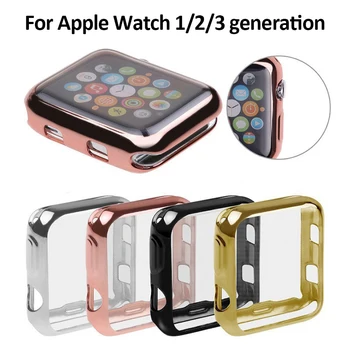Ultra-thin Watch Screen Protective Cover For Apple Watch 123 All-inclusive Plating Shell For IWatch Soft Shell Watch Accessories
Ultra-thin Watch Screen Protective Cover For Apple Watch 123 All-inclusive Plating Shell For IWatch Soft Shell Watch Accessories