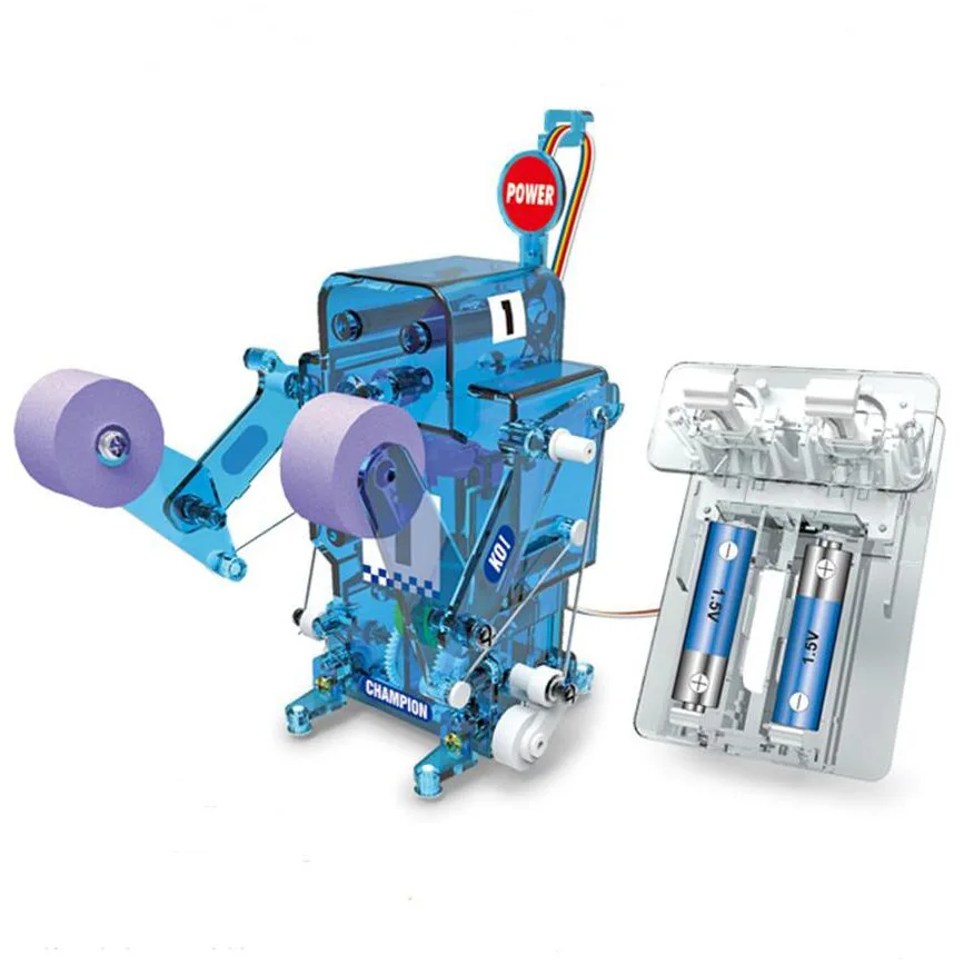 Self-Loading Boxing Robot Strange New Creative Toy DIY004 New Style Children Assembled Power Toy Hot Selling
Self-Loading Boxing Robot Strange New Creative Toy DIY004 New Style Children Assembled Power Toy Hot Selling
