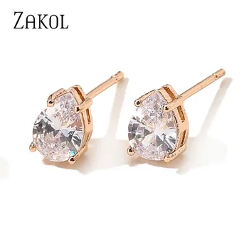 ZAKOL Fashion Water Drop Zircon Stud Earrings White Color Statement Earring for Woman Girls Jewelry Accessories Gift FSEP2546
ZAKOL Fashion Water Drop Zircon Stud Earrings White Color Statement Earring for Woman Girls Jewelry Accessories Gift FSEP2546