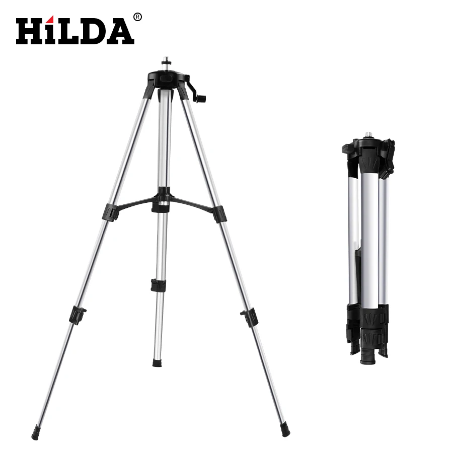 HILDA Laser Level Tripod Adjustable Height Thicken Aluminum Tripod Stand For Self leveling
HILDA Laser Level Tripod Adjustable Height Thicken Aluminum Tripod Stand For Self leveling