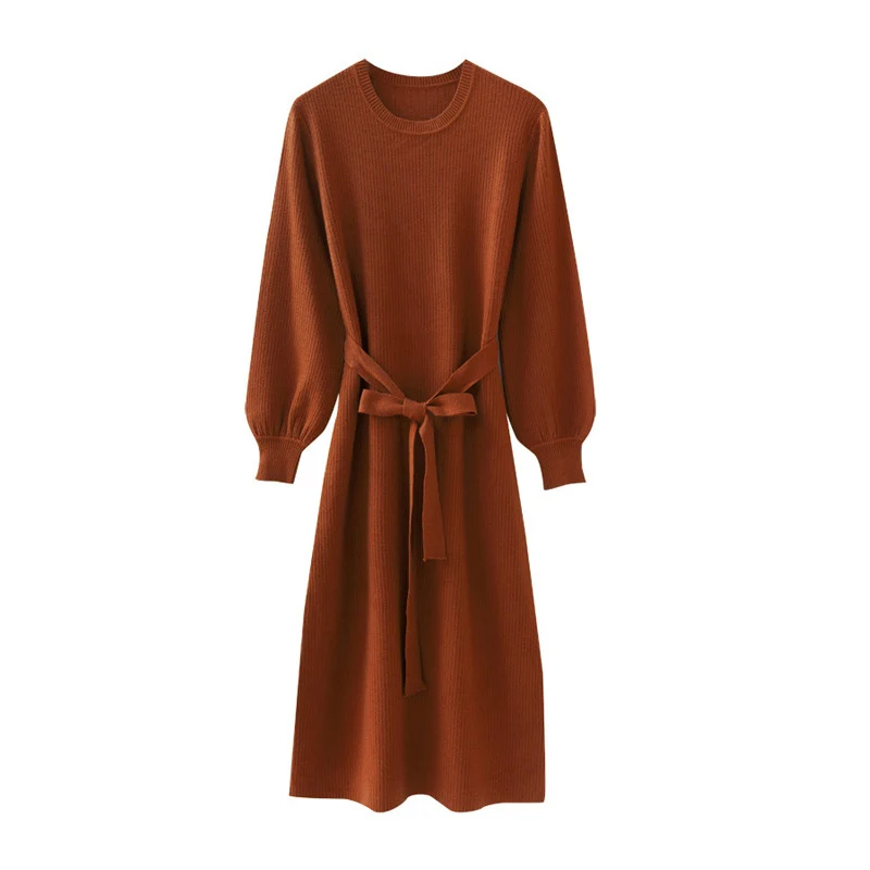 AECU 2021 Winter Women Knitted Dress Elegant Female Sweater Dress Long Sleeve O-Neck Pullovers Sweater Dress
AECU 2021 Winter Women Knitted Dress Elegant Female Sweater Dress Long Sleeve O-Neck Pullovers Sweater Dress