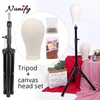 Nunify Stronger Hairdressing Tripod Mannequin Stand White Canvas Block Mannequin Head For Wigs T Pins Wig Making Tools
Nunify Stronger Hairdressing Tripod Mannequin Stand White Canvas Block Mannequin Head For Wigs T Pins Wig Making Tools
