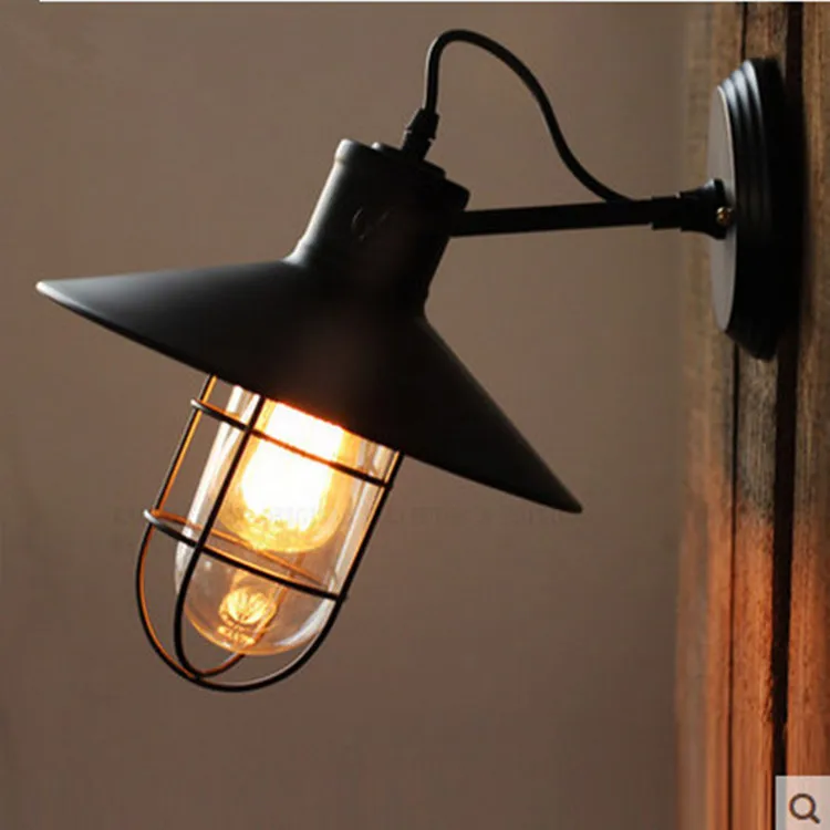 Cross Border Loft Creative American-Style Village Iron Craft Wall Lamp Retro Circle Industrial Living Room Balcony Hallway Stair 
Cross Border Loft Creative American-Style Village Iron Craft Wall Lamp Retro Circle Industrial Living Room Balcony Hallway Stair