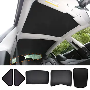 Auto Sunshade Car Sun Visor Rear Front Sun Shade For Tesla model 3 2016-2020 Car Skylight Blind Shading Net Car Accessories 
Auto Sunshade Car Sun Visor Rear Front Sun Shade For Tesla model 3 2016-2020 Car Skylight Blind Shading Net Car Accessories