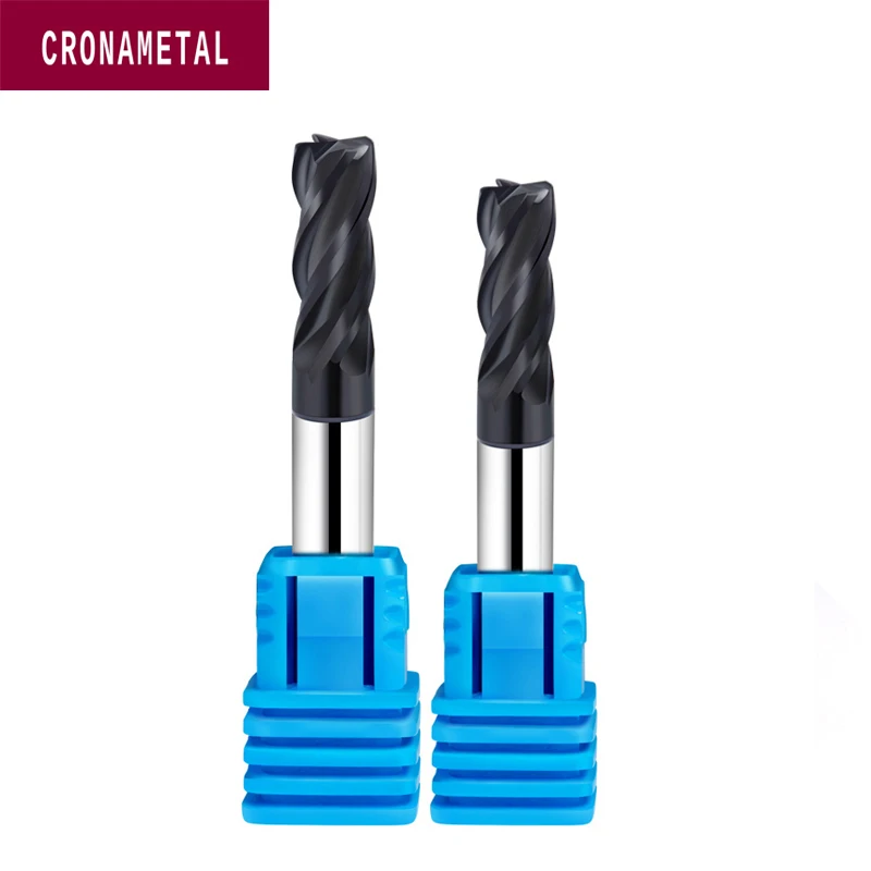 CRONAMETAL HRC45 solid tungsten cnc milling cutter 4 flutes Corner Radius End Mill for Mould Steel/Die Steel
CRONAMETAL HRC45 solid tungsten cnc milling cutter 4 flutes Corner Radius End Mill for Mould Steel/Die Steel