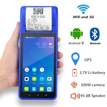 PDA терминальный POS-принтер Android NFC Сенсорный экран Wi-Fi Bluetooth Мобильный принтер 58 мм GPRS POS-машина USB SIM портативный беспроводной
