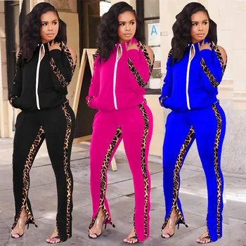 ZKYZWX Sexy Leopard Print Plus Size Two Piece Sets Off Shoulder Zip Top+Pocket Pants Fall Tracksuit Women Outfits Matching Sets
ZKYZWX Sexy Leopard Print Plus Size Two Piece Sets Off Shoulder Zip Top+Pocket Pants Fall Tracksuit Women Outfits Matching Sets