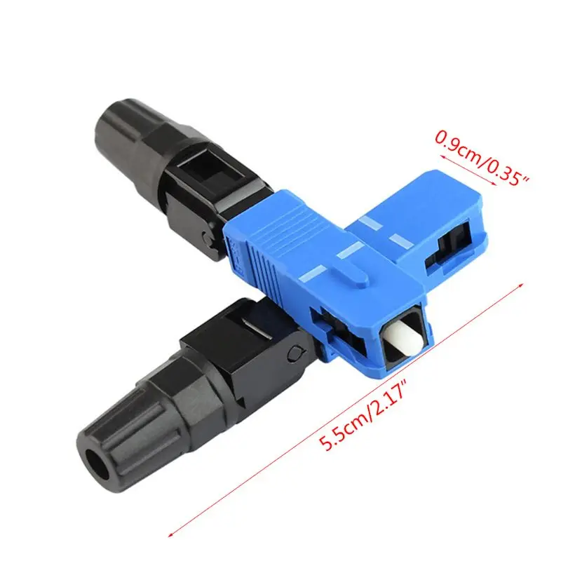 100pcs 55mm FTTH SC UPC APC Single-mode Pre-embedded Mode Fiber Optic Connector N84C
100pcs 55mm FTTH SC UPC APC Single-mode Pre-embedded Mode Fiber Optic Connector N84C