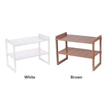 Multi-Functional Under Sink 2-Tier Expandable Shelf Storage Organizer Adjustable Stainless Steel Kitchen Sink Rack Brown
Multi-Functional Under Sink 2-Tier Expandable Shelf Storage Organizer Adjustable Stainless Steel Kitchen Sink Rack Brown