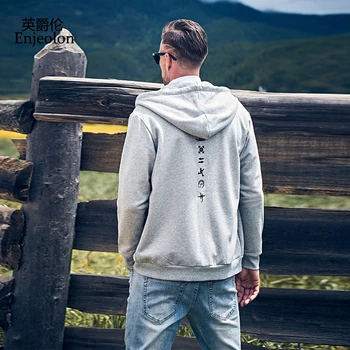 Enjeolon Brand Hoodies Men Hooded Casual 100% Cotton Winter Coat Male Male Sweatshirts Coat Zipper Hooded Jackets WY554
Enjeolon Brand Hoodies Men Hooded Casual 100% Cotton Winter Coat Male Male Sweatshirts Coat Zipper Hooded Jackets WY554