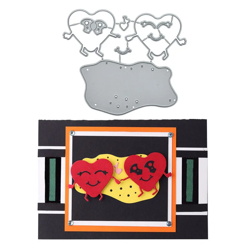 DiyArts Heart Smile Face Metal Cutting Dies Background Stencil for DIY Frame Dies Scrapbooking Album Embossing Stencil Die Cut
DiyArts Heart Smile Face Metal Cutting Dies Background Stencil for DIY Frame Dies Scrapbooking Album Embossing Stencil Die Cut