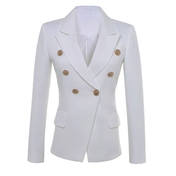 New Fashion 2020 Star Style Designer Blazer Women's Gold Buttons Double Breasted Blazer Plus size S-XXXL
New Fashion 2020 Star Style Designer Blazer Women's Gold Buttons Double Breasted Blazer Plus size S-XXXL