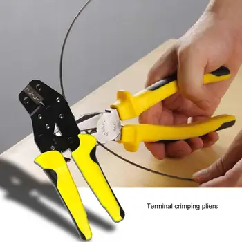 Wire Stripper Alicate Descascador Cable Cutter Crimper Wire Pliers JX1301 Automatic TAB Terminal Crimping Stripping Pliers
Wire Stripper Alicate Descascador Cable Cutter Crimper Wire Pliers JX1301 Automatic TAB Terminal Crimping Stripping Pliers