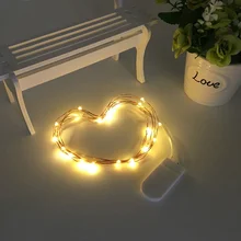 Fairy Lights LED Garland String Light Wire DIY 1/1.5/2M Battery-powered Included Garland Home Birthday Christmas Wedding Decor
Fairy Lights LED Garland String Light Wire DIY 1/1.5/2M Battery-powered Included Garland Home Birthday Christmas Wedding Decor