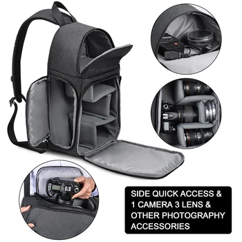 Protection Large Capacity Camera Bag Storage Backpack Multifunctional Zipper Accessories Case Waterproof Single Shoulder
Protection Large Capacity Camera Bag Storage Backpack Multifunctional Zipper Accessories Case Waterproof Single Shoulder