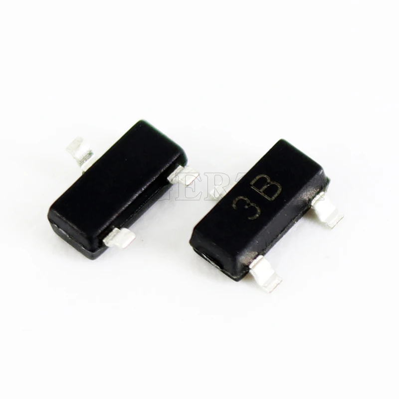 100pcs/lot Transistor (transistor) BC856B 3B SOT-23 PNP Vceo=-65V Ic=-100mA HFE=220-475 | Электронные компоненты и