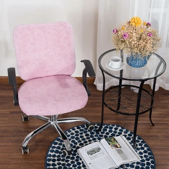 Thumbedding Linen Texture Chair Covers Pink Simple Sweet Split Seat Cover Computer Office Anti-dust Solid Color For Armchair
Thumbedding Linen Texture Chair Covers Pink Simple Sweet Split Seat Cover Computer Office Anti-dust Solid Color For Armchair