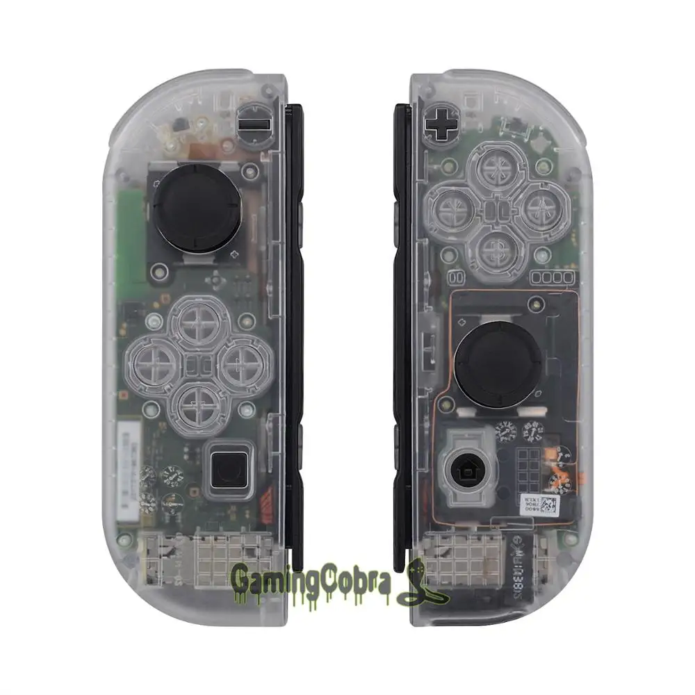 Custom Transparent Clear Housing Shell Cover with Full Set Buttons for Nintendo Switch Joy-Con Controller
Custom Transparent Clear Housing Shell Cover with Full Set Buttons for Nintendo Switch Joy-Con Controller