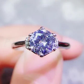 Per jewelry Moissanite ring Round finger rings Free shipping 1ct gemstone 925 sterling silver Fine jewelry Q204179
Per jewelry Moissanite ring Round finger rings Free shipping 1ct gemstone 925 sterling silver Fine jewelry Q204179