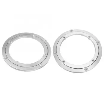 floating shelf brackets 8 Inches Aluminum Alloy Rotating Display Base Turntable Round Display Stand wall brackets shelves