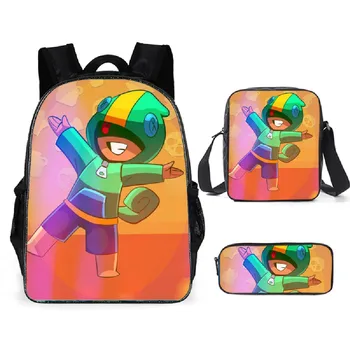 3PCS School Bag Sets 3 Printing School Backpack For Teenagers Boys Girls Student Travel Games BS Schoolbags
3PCS School Bag Sets 3 Printing School Backpack For Teenagers Boys Girls Student Travel Games BS Schoolbags