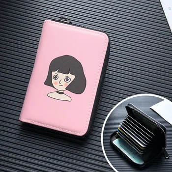 Fashion Cute Girl Printed Card Bag Durable Oxford Women's Multi Position Card Holder Wallet Driver License Bags Small Coin Purse
Fashion Cute Girl Printed Card Bag Durable Oxford Women's Multi Position Card Holder Wallet Driver License Bags Small Coin Purse