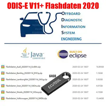 Software ODIS Engineering V11 Flashdaten 2020 with Installation Video in 64GB USB Flash Drive for VAS5054A VAS 6154 Diagnostic
Software ODIS Engineering V11 Flashdaten 2020 with Installation Video in 64GB USB Flash Drive for VAS5054A VAS 6154 Diagnostic