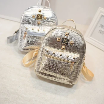 PU Leather Mini Backpack Women Shoulder Bag For Teenage Girls Kids Multi-Function Rivet Bagpack Female Ladies School Bag 
PU Leather Mini Backpack Women Shoulder Bag For Teenage Girls Kids Multi-Function Rivet Bagpack Female Ladies School Bag