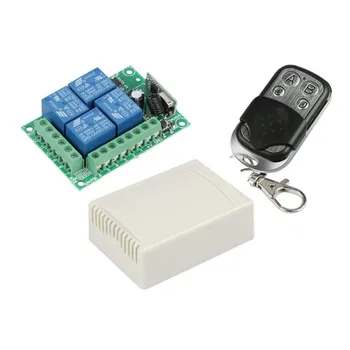 Taidacent 4 Channel Remote Control Relay Switch 433mhz 4 CH Switch 12V 433mhz Wireless Relay
Taidacent 4 Channel Remote Control Relay Switch 433mhz 4 CH Switch 12V 433mhz Wireless Relay