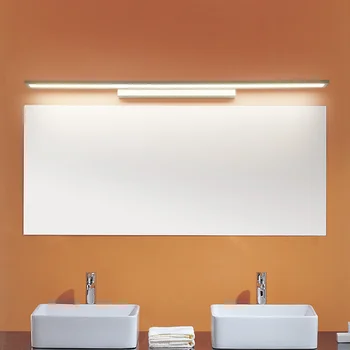 Modern 40/60/80/100/120cm High Brightness Led Bathroom Mirror Light Acrylic Lampshade Wall Lamp Sconce Home Mirror lamp Fixtures
Modern 40/60/80/100/120cm High Brightness Led Bathroom Mirror Light Acrylic Lampshade Wall Lamp Sconce Home Mirror lamp Fixtures
