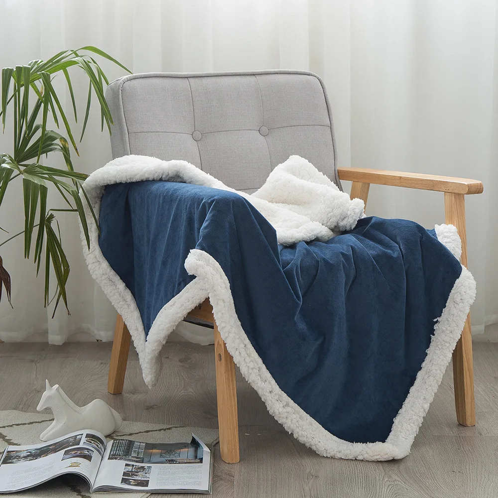 New 150*175cm Warm Thick Office Home Blanket Towel Fleece Reversible Blanket for Bed and Couch Travel Portable Car Throw Blanket
New 150*175cm Warm Thick Office Home Blanket Towel Fleece Reversible Blanket for Bed and Couch Travel Portable Car Throw Blanket